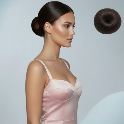 Bun : chignon prêt à poser